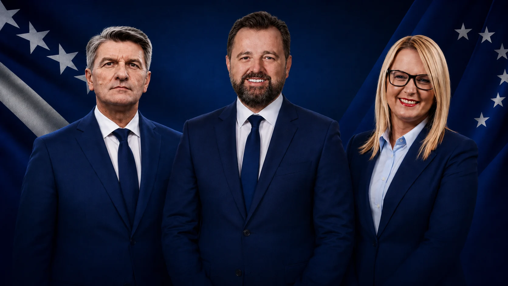 Šemsudin Mehmedović, Nermin Ogrešević i Elzina Pirić
