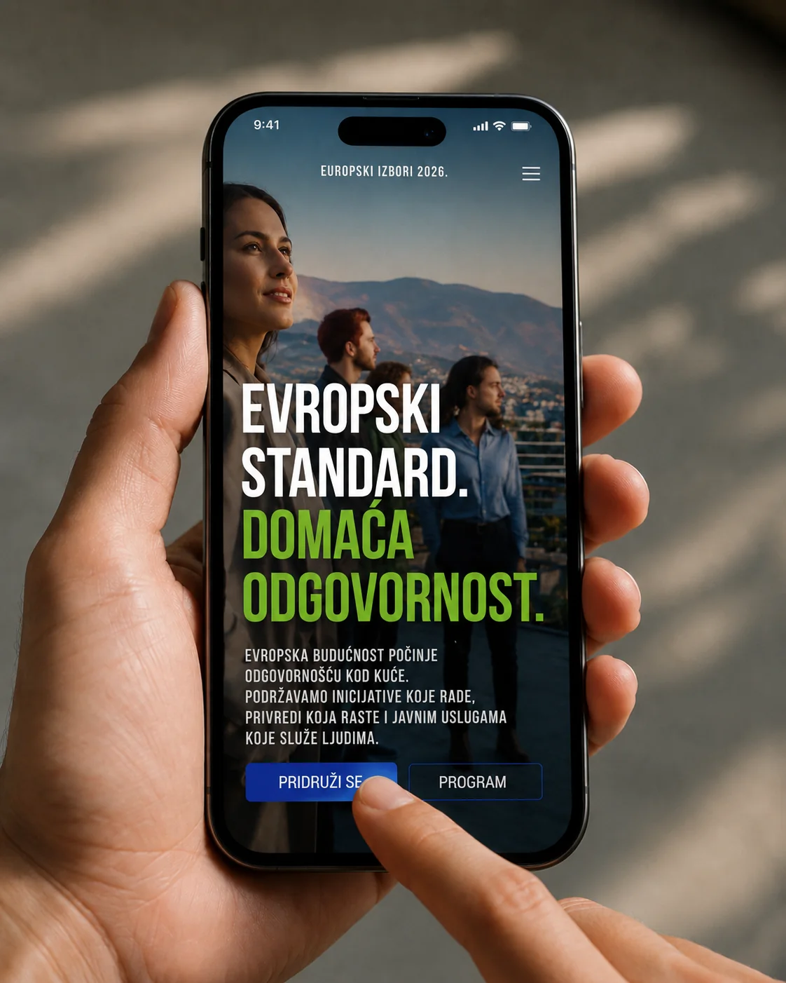 Mobilna kampanja Za evropsku BiH zajedno